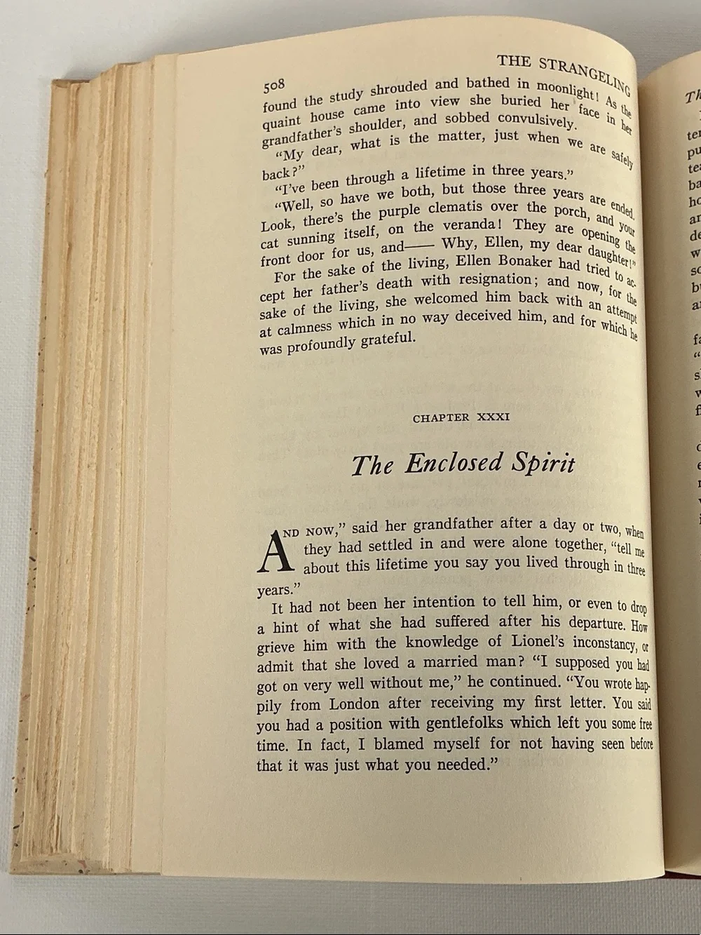 Bobbs-Merrill The Strangeling 1954 First Edition Vintage Alice Harwood Hardcover